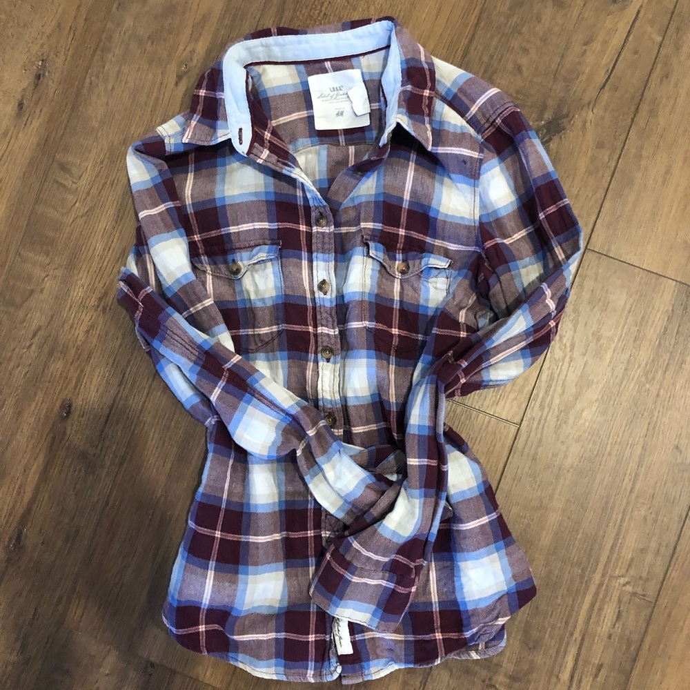H&M fitted flannel